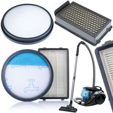 Rosfix Staubsaugerfilter Set – Ersatz für Rowenta RO371–RO379 | HEPA+Schaum