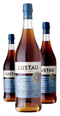 3 x Lustau Brandy Solera Reserva