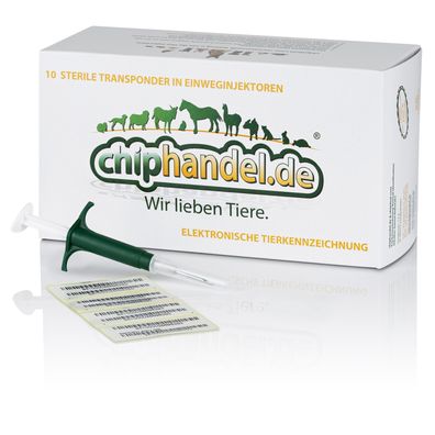 50x Tierchip groß ICAR internat. zertifiziert 941 Herstellercode Hund Katze ab 3kg