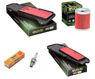 Wartungssatz Ölftilterset Zündkerze spark splug passt an Yamaha Xp 400 A Majesty