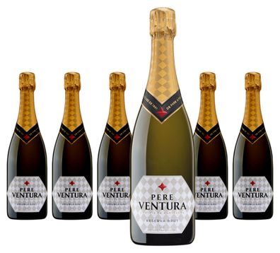 6 x Pere Ventura Cava Reserva Brut