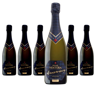 6 x Pere Ventura Cava Gran Reserva Brut Anniversary Edition – 2022