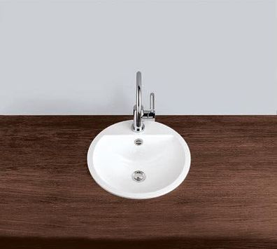 Alape EB. S450H Einbaubecken, Waschbecken für den Einbau von oben, aus glasiertem