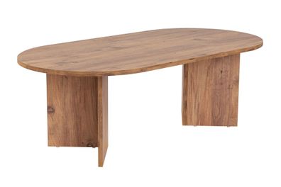 Couchtisch 119x60 cm Wohnzimmertisch melaminbeschichtete Spanplatte