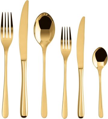 Sambonet Besteck 36tlg. Vh. Edelstahl/PVD Gold 52553G83