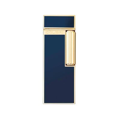 Colibri Feuerzeug Continental marine / gold, unbefüllt