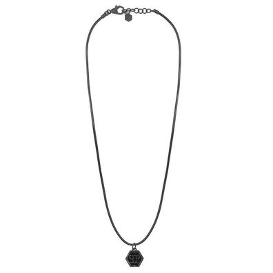 Philipp Plein - PJ7AA09NU - Halskette - Herren - Hexagon - 45 cm + 4.5 cm