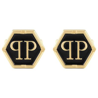 Philipp Plein - PJ9AA09CU - Manschettenknöpfe - Herren - Hexagon - 1,8 x 1,7 cm