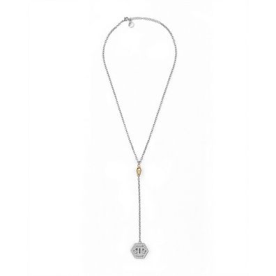 Philipp Plein - PJ2AA04NU - Halskette - Damen - Hexagon - 42 cm + 5 cm + 12.7 cm