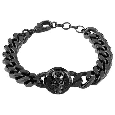 Philipp Plein - PJ8AA15BU - Armband - Herren - 3D SKULL - 19 cm + 3 cm