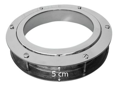 Bullauge mit Glas Tür Türfenster Türeinbau Türbullauge Schiff Maritim 30cm