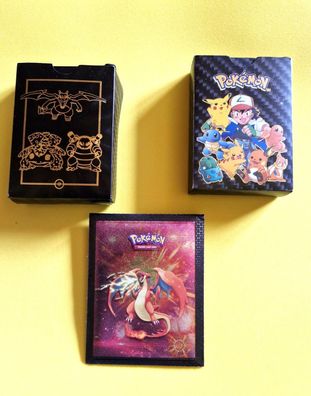Pokemon 2 x 55er Boxen und 1 x 10er Blister aus 3 Ländern/Schwarzg (Musterbild (0426)