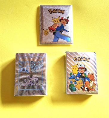 Pokemon 2 x 55er Boxen und 1 x 10er Blister aus 3 Ländern/Silber (Musterbild (0426)