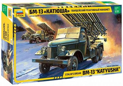 Zvezda 923521 BM-13 Katiusha in 1:35 Zvezda 3521 Bausatz