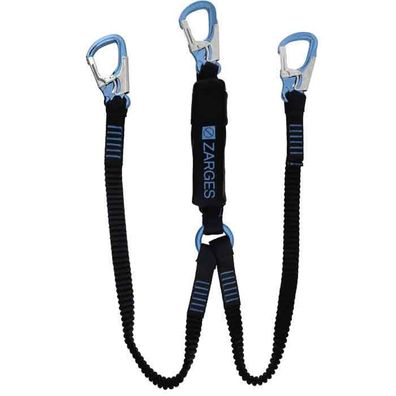 Zarges Fall Protection doppeltes Verbindungsmittel Axic-Y Maxi Rebar hook Snap hook