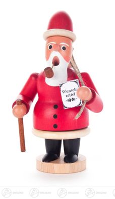 Räuchermann Weihnachtsmann mit Holzsack BxHxT 7 cmx12 cmx7 cm NEU Erzgebirge