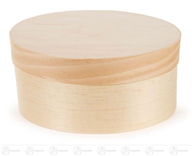 Spanschachtel oval BxHxT = 120x90x50mm NEU Erzgebirge Spandose Holzschachtel