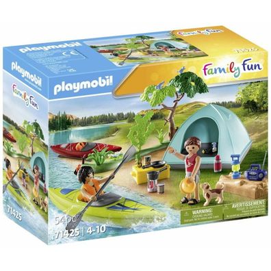 Playmobil 71425 Family Fun Zelten, Konstruktionsspielzeug