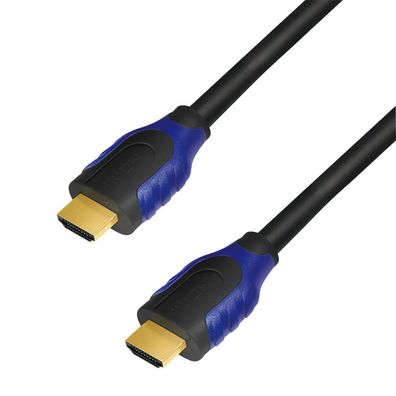 LogiLink HDMI-Kabel Ethernet High Speed, 4K2K/60Hz,2.00m sw. bulk