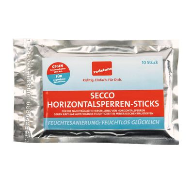 redstone Horizontalsperren Sticks Secco 10er-Pack 180mm, Ø12mm