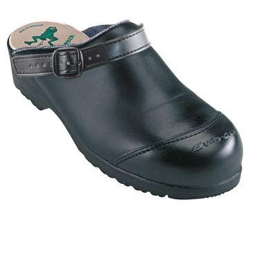 Sicherheitsclogs Euro-Dan Airlet®-Flex 355-01 offen SB+A+E + SRC schwarz
