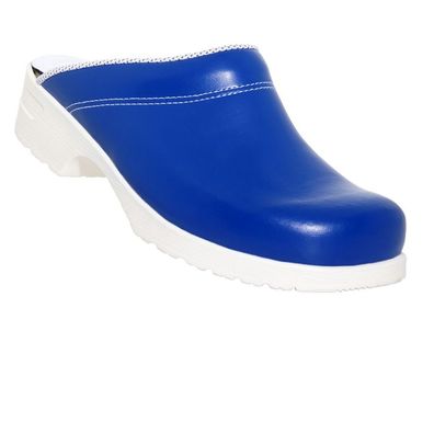 Arbeitsschuh Euro-Dan FLEX Clogs 460-01offen O+E+A + SRC neon-blau