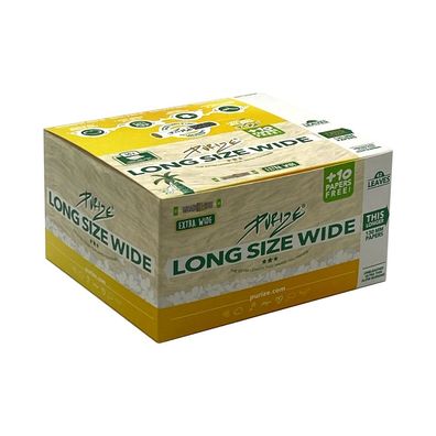 40x Purize Long Size Wide Zigarettenpapier à 42 Blatt