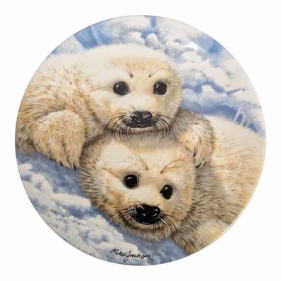 Royal Grafton England „Baby Seals“ von Mike Jackson Sammlerteller, Nummer F8570