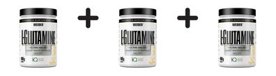 3 x Weider L-Glutamine (400g)