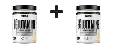2 x Weider L-Glutamine (400g)