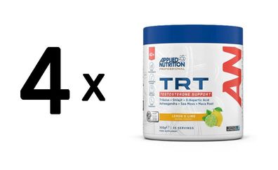 4 x Applied Nutrition Agewell 40 + , TRT, Lemon & Lime - 300g