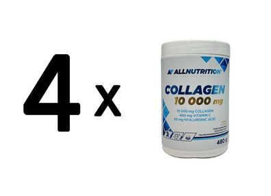4 x Allnutrition Collagen, Orange - 480g