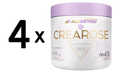 4 x Allnutrition AllDeynn Crearose, Strawberry - 225g