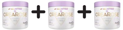 3 x Allnutrition AllDeynn Crearose, Strawberry - 225g