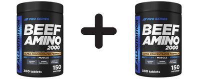 2 x Allnutrition Beef Amino 2000 - 300 tabs