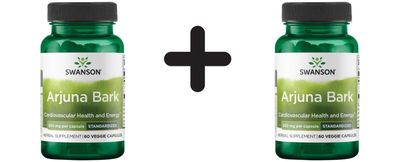 2 x Swanson Arjuna, 500mg - 60 vcaps