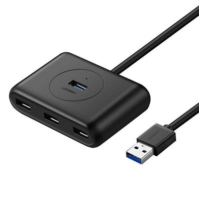 Ugreen USB 3.2 Gen 1 HUB 4x USB Verteiler Super Speed Adapter USB-HUB schwarz