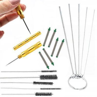 Rosfix Set Reinigungswerkzeug für Farbspritzpistole | 30 Mesh Filter 93mm