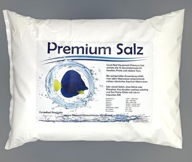 Coral Reef Premium Meerwasser Salz 10kg Beutel - SUPER Sparaktion