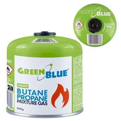 Gaskartusche GreenBlue GB499 Gaskartusche für Kochfeldbrenner 500 g