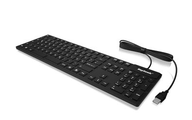 Keysonic Tas KSK-8030" (US Layout) Industrietastatur 105T black (28078)