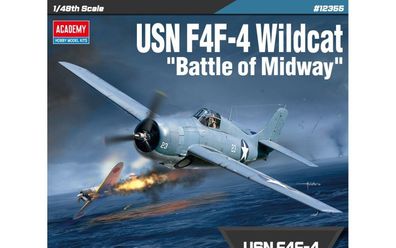 Academy 12355 USN F4F-4 Wildcat in 1:48 Academy 492355 Bausatz