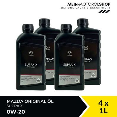 Mazda Original Oil SUPRA X 0W-20 4x1 Liter