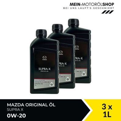 Mazda Original Oil SUPRA X 0W-20 3x1 Liter
