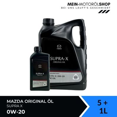 Mazda Original Oil SUPRA X 0W-20 5 + 1 Liter