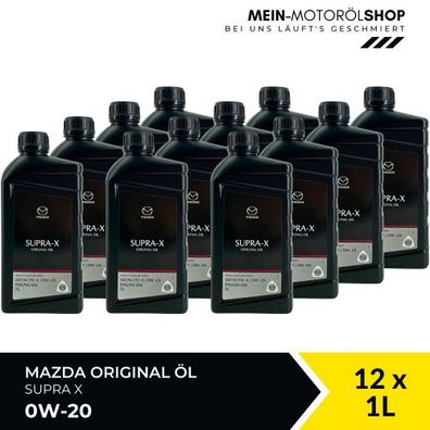Mazda Original Oil SUPRA X 0W-20 12x1 Liter