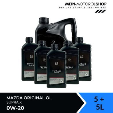 Mazda Original Oil SUPRA X 0W-20 5 + 5 Liter