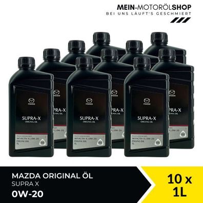 Mazda Original Oil SUPRA X 0W-20 10x1 Liter