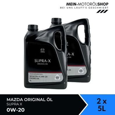 Mazda Original Oil SUPRA X 0W-20 2x5 Liter