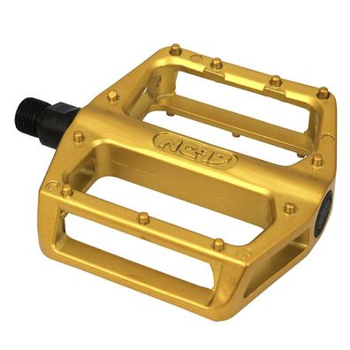NC-17 Plattformpedal STD Zero Pro, Alu, molded Pins, Kugellager, gold